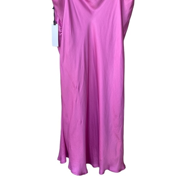 Astr Pink Satin Mini Dress - Picture 9 of 11